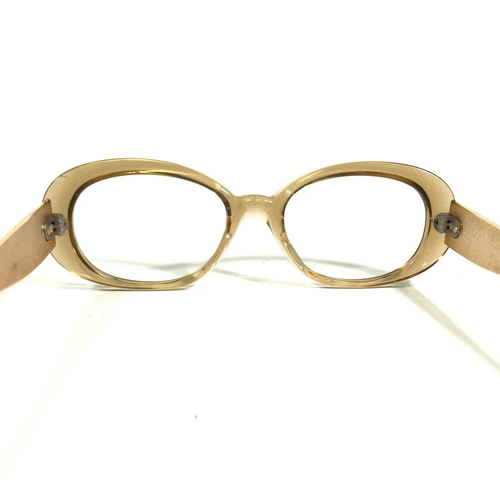 Vintage Brendel Joana Eyeglasses Frames Clear Gold Round Full Rim 50-20-130